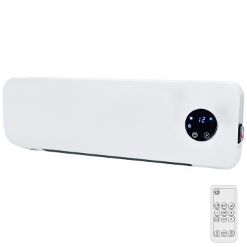 Kylpyhuone keraaminen lämmitin 1000/2000W/230V IP22 + kauko-ohjaus