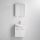 Kylpyhuoneen kaappi pesualtaalla ASTRID + LED-peilikaappi 4xLED/4,3W/230V IP44 valkoinen
