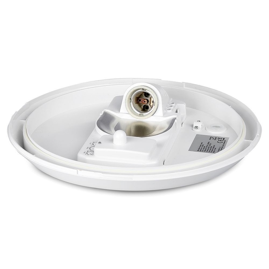 Kylpyhuoneen kattovalaisin anturilla 1xE27/60W/230V IP44 ø 29,6 cm