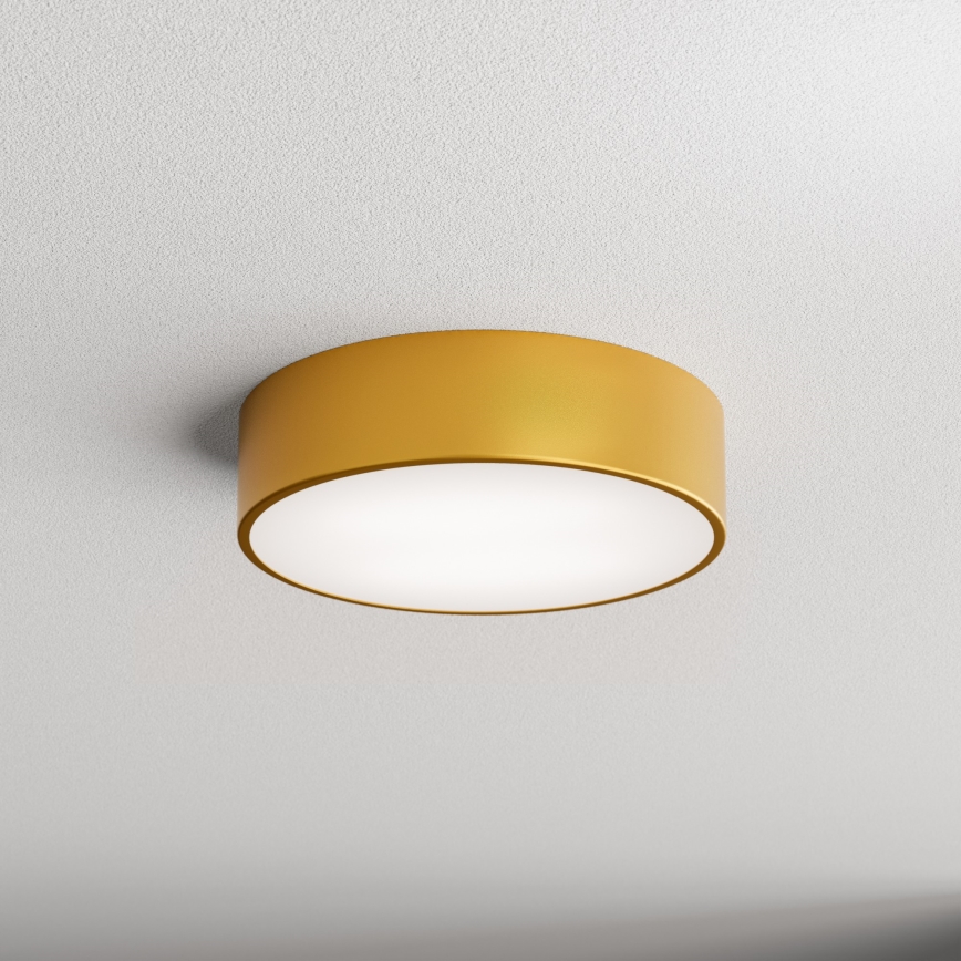 Kylpyhuoneen kattovalaisin CLEO 2xE27/24W/230V d. 30 cm kulta IP54