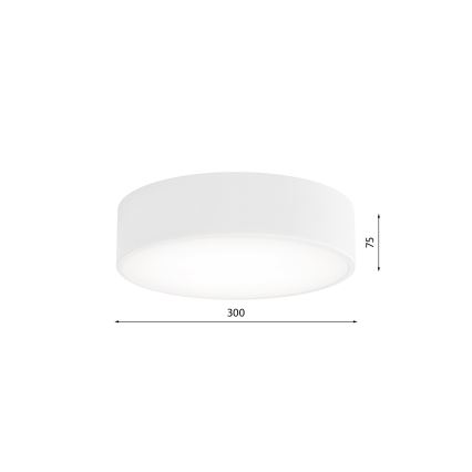 Kylpyhuoneen kattovalaisin CLEO 2xE27/24W/230V d. 30 cm valkoinen IP54
