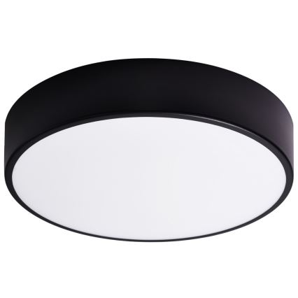 Kylpyhuoneen kattovalaisin CLEO 3xE27/24W/230V d. 40 cm musta IP54