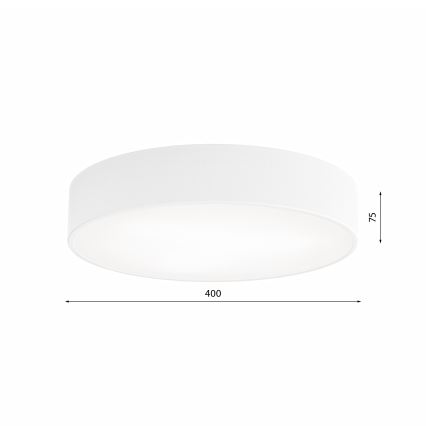 Kylpyhuoneen kattovalaisin CLEO 3xE27/24W/230V d. 40 cm valkoinen IP54