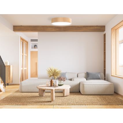 Kylpyhuoneen kattovalaisin CLEO 3xE27/24W/230V IP54 halk. 37,5 cm mänty