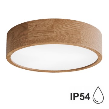 Kylpyhuoneen kattovalaisin CLEO 3xE27/24W/230V IP54 halk. 37,5 cm tammi
