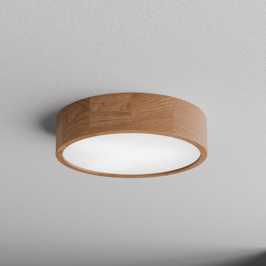 Kylpyhuoneen kattovalaisin CLEO 3xE27/24W/230V IP54 halk. 37,5 cm tammi