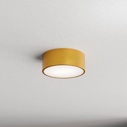 Kylpyhuoneen kattovalaisin CLEO tunnistimella 1xE27/24W/230V Ø 20 cm IP54, kullanvärinen