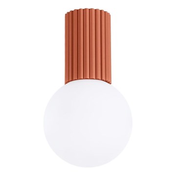 Kylpyhuoneen kattovalaisin HALO 1xG9/8W/230V halkaisija 12 cm IP44 oranssi