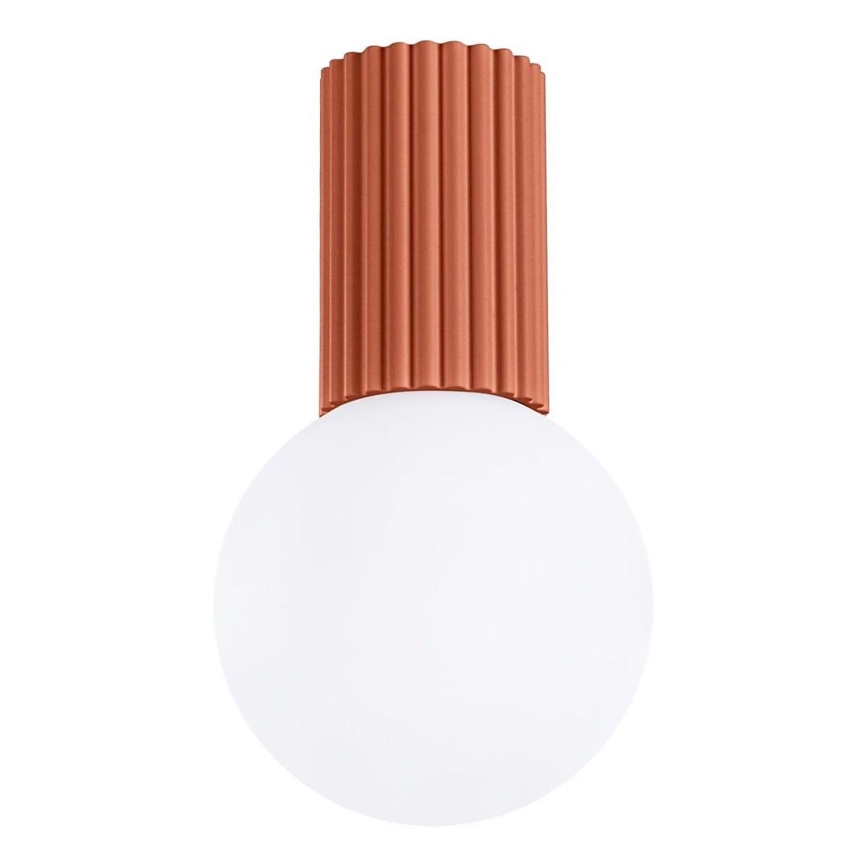 Kylpyhuoneen kattovalaisin HALO 1xG9/8W/230V halkaisija 12 cm IP44 oranssi