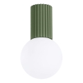 Kylpyhuoneen kattovalaisin HALO 1xG9/8W/230V halkaisija 12 cm IP44 vihreä