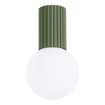 Kylpyhuoneen kattovalaisin HALO 1xG9/8W/230V halkaisija 12 cm IP44 vihreä