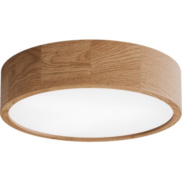 Kylpyhuoneen kattovalaisin liiketunnistimella CLEO 3xE27/24W/230V halkaisija 37,5 cm IP54 tammi