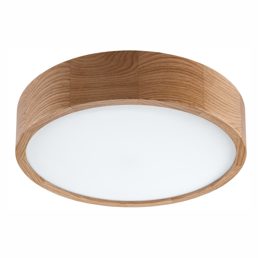 Kylpyhuoneen kattovalaisin OAK 3xE27/15W/230V tammi ø 37 cm IP54