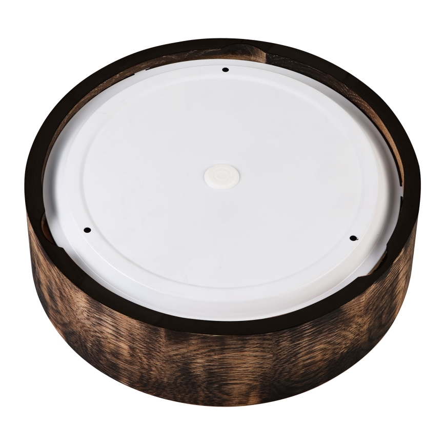 Kylpyhuoneen kattovalaisin OAK SMOKY 2xE27/15W/230V IP54 ø 27,5 cm tammi/ruskea