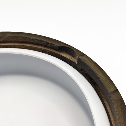 Kylpyhuoneen kattovalaisin OAK SMOKY 2xE27/15W/230V IP54 ø 27,5 cm tammi/ruskea