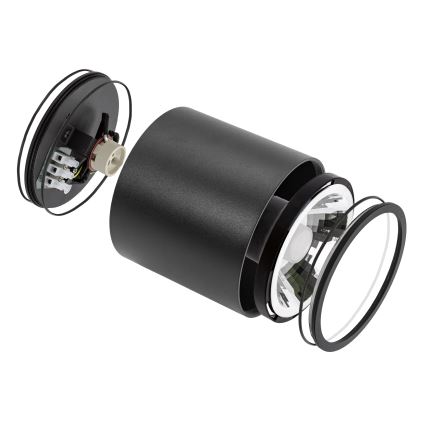 Kylpyhuoneen kohdevalo CHLOE AR111 1xGU10/12W/230V IP65 pyöreä musta