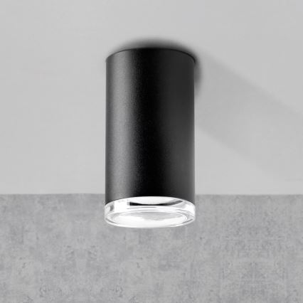 Kylpyhuoneen kohdevalo TURYN 1xGU10/10W/230V IP44 musta