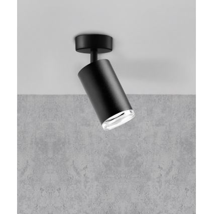 Kylpyhuoneen kohdevalo TURYN 1xGU10/10W/230V IP44 musta