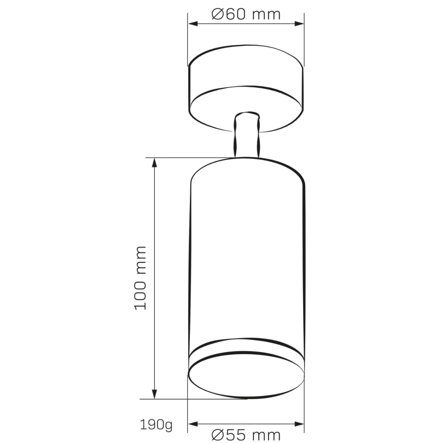 Kylpyhuoneen kohdevalo TURYN 1xGU10/10W/230V IP44 valkoinen