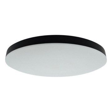 Kylpyhuoneen LED-kattovalaisin FLUME LED/10W/230V Ø 22,5 cm IP44 musta