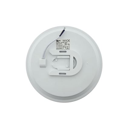 Kylpyhuoneen LED-kattovalaisin FLUME LED/10W/230V Ø 22,5 cm IP44 musta