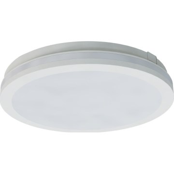 Kylpyhuoneen LED-kattovalaisin MARLON, 36 W, 230 V, Ø 30 cm, IP54, valkoinen