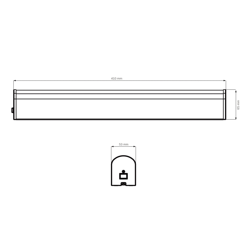Kylpyhuoneen LED-peilivalo ALEX LED/8W/230V 4000K 41 cm IP44 kiiltävä kromi