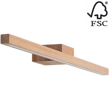 Kylpyhuoneen LED-peilivalo AQUAVIVA LED/12W/230V 80 cm IP44 tammi – FSC sertifioitu