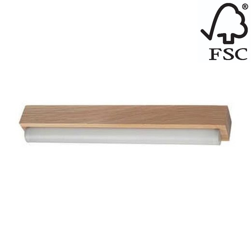 Kylpyhuoneen LED-peilivalo AQUAVIVA LED/6W/230V 39 cm IP44 tammi – FSC sertifioitu