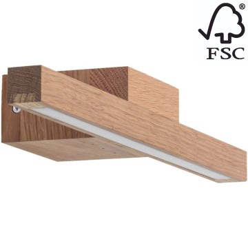 Kylpyhuoneen LED-peilivalo AQUAVIVA LED/6W/230V 40 cm IP44 tammi – FSC sertifioitu