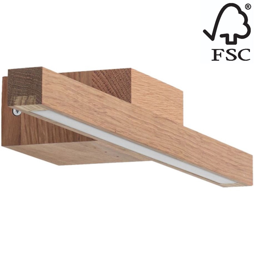 Kylpyhuoneen LED-peilivalo AQUAVIVA LED/6W/230V 40 cm IP44 tammi – FSC sertifioitu