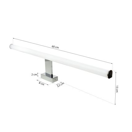 kylpyhuoneen LED-peilivalo DUNA LED/13,8W/230V IP44