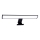 Kylpyhuoneen LED-peilivalo ELBA LED/8W/230V 4000K 40 cm IP44 musta