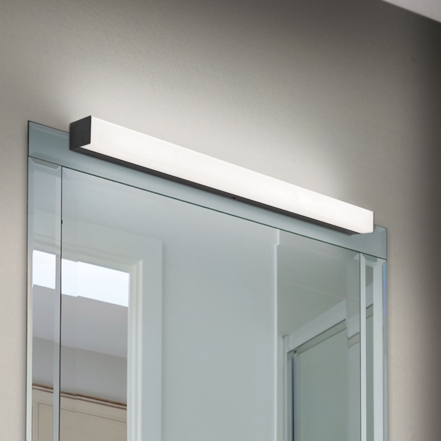 Kylpyhuoneen LED-peilivalo HORIZON LED/12W/230V 3000/4000K 60 cm IP44 musta
