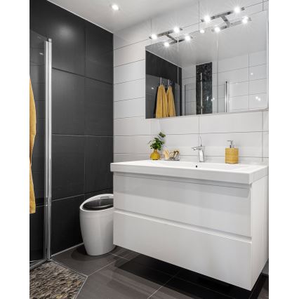 Kylpyhuoneen LED-peilivalo LED/5W/230V 4000K 30 cm IP44 kiiltävä kromi