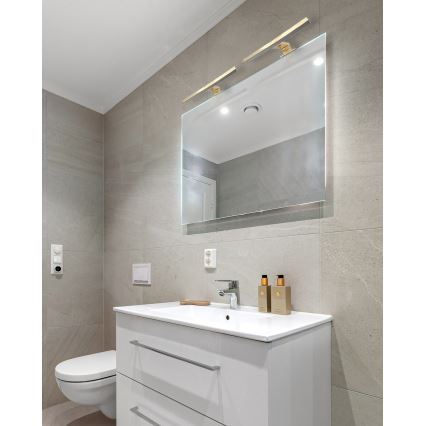 Kylpyhuoneen LED-peilivalo LED/5W/230V 4000K 30 cm IP44 kulta