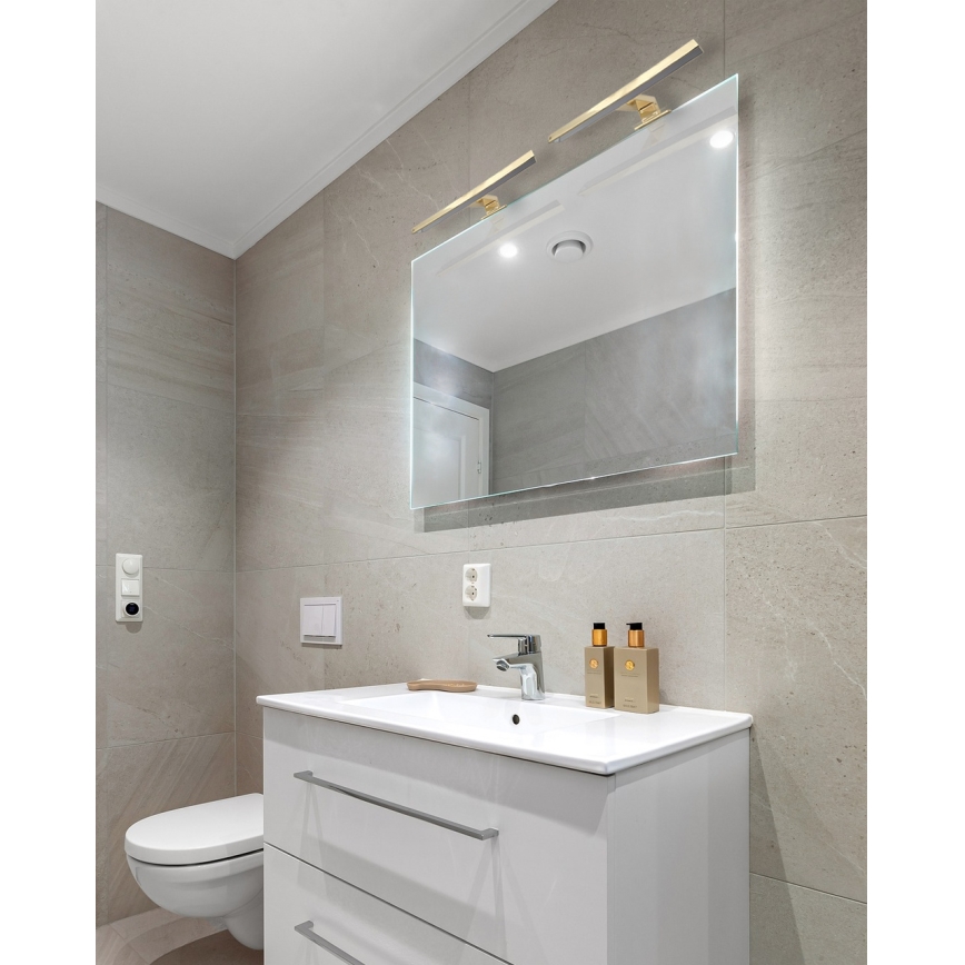 Kylpyhuoneen LED-peilivalo LED/5W/230V 4000K 30 cm IP44 kulta