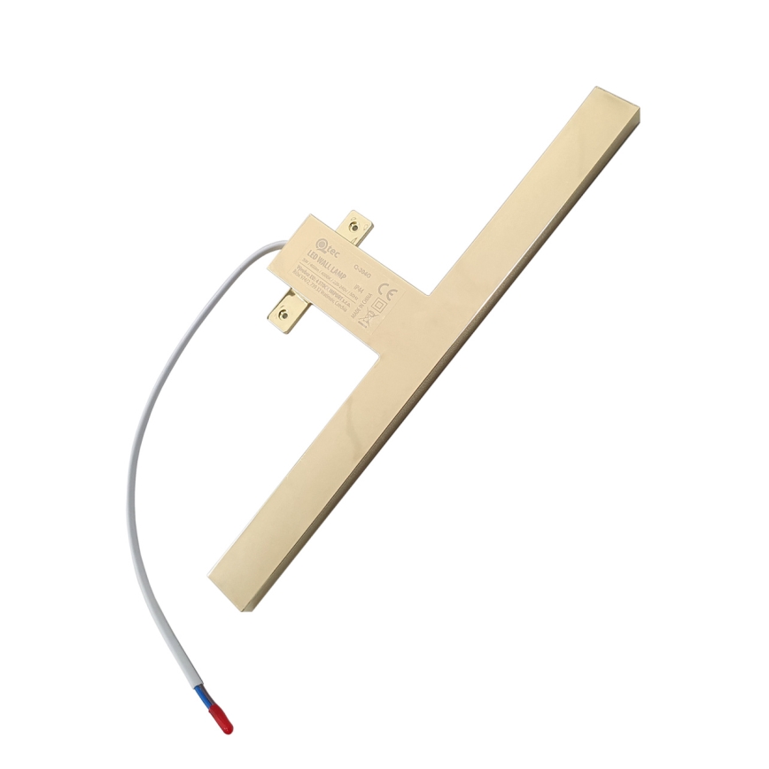 Kylpyhuoneen LED-peilivalo LED/5W/230V 4000K 30 cm IP44 kulta