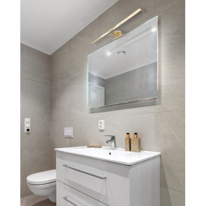 Kylpyhuoneen LED-peilivalo LED/8W/230V 4000K 50 cm IP44 kulta