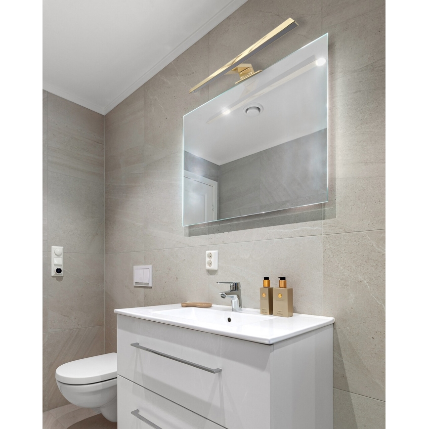 Kylpyhuoneen LED-peilivalo LED/8W/230V 4000K 50 cm IP44 kulta