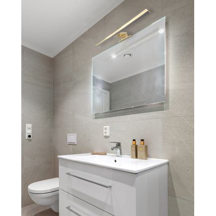 Kylpyhuoneen LED-peilivalo LED/8W/230V 4000K 50 cm IP44 mattakultainen
