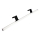 Kylpyhuoneen LED-peilivalo MIRROR LED/12W/230V 80 cm IP44 musta