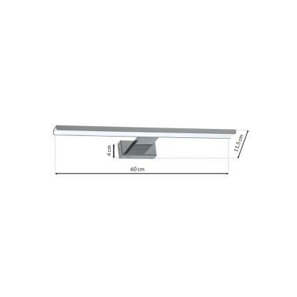 kylpyhuoneen LED-peilivalo SHINE 1xLED/13,8W/230V IP44
