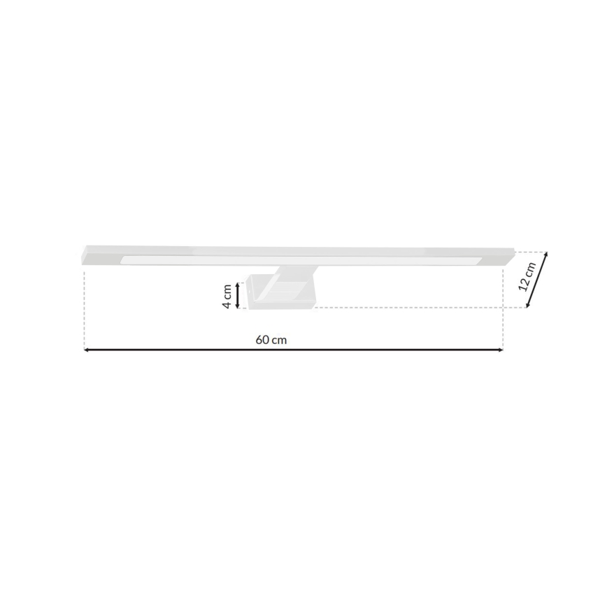 kylpyhuoneen LED-peilivalo SHINE LED/12W/230V IP44