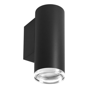 Kylpyhuoneen seinäkohdevalo TURYN 1xGU10/10W/230V IP44 musta