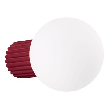 Kylpyhuoneen seinävalaisin HALO 1xG9/8W/230V halkaisija 12 cm IP44 punainen