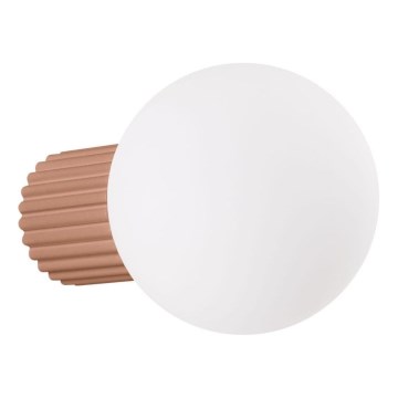 Kylpyhuoneen seinävalaisin HALO 1xG9/8W/230V halkaisija 12 cm IP44 ruskea