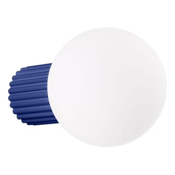 Kylpyhuoneen seinävalaisin HALO 1xG9/8W/230V halkaisija 12 cm IP44 sininen
