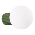 Kylpyhuoneen seinävalaisin HALO 1xG9/8W/230V halkaisija 12 cm IP44 vihreä