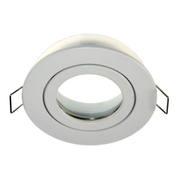 Kylpyhuoneen upotettu valo QUATRO 1xGU10/30W/230V IP54 valkoinen